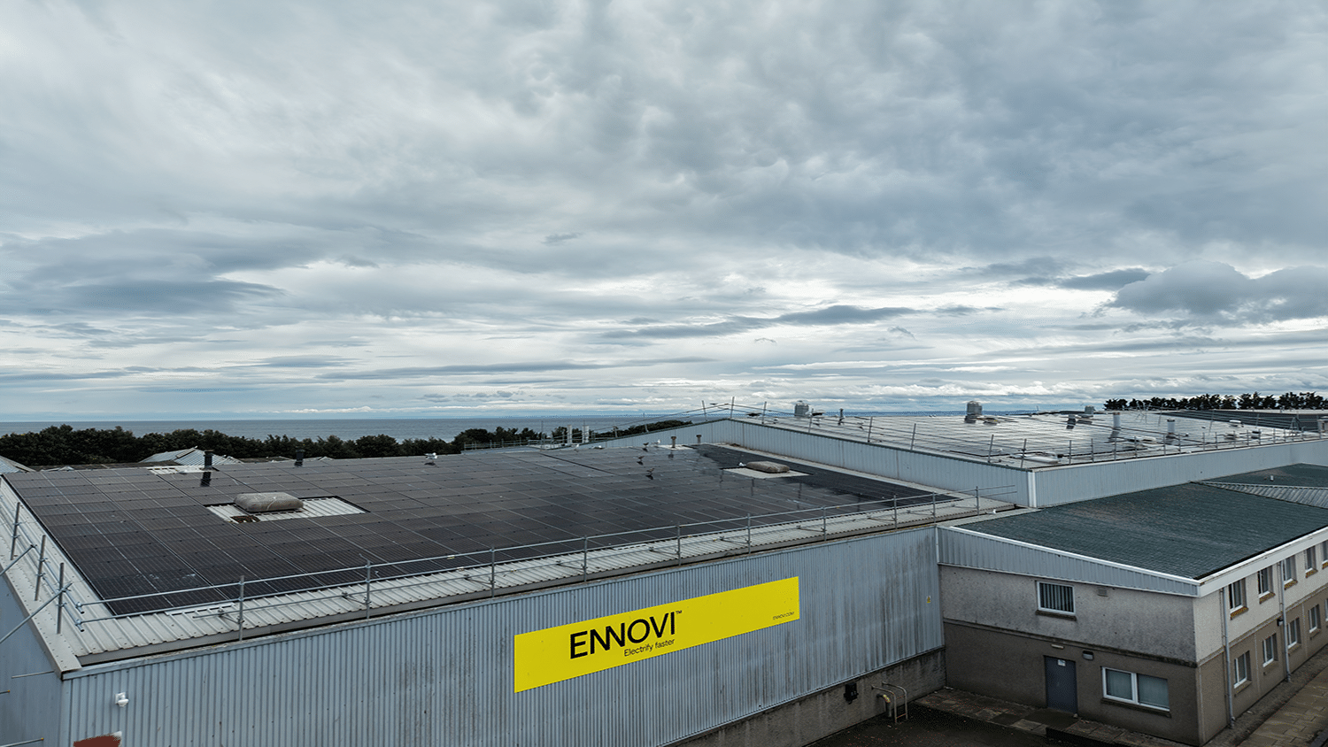 Commercial Solar Glasgow installation by Green Shield Group